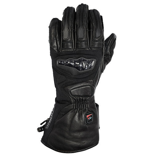 Gants moto chauffants coqués Gerbing Defender Tex 2.0 cuir noir homme femme
