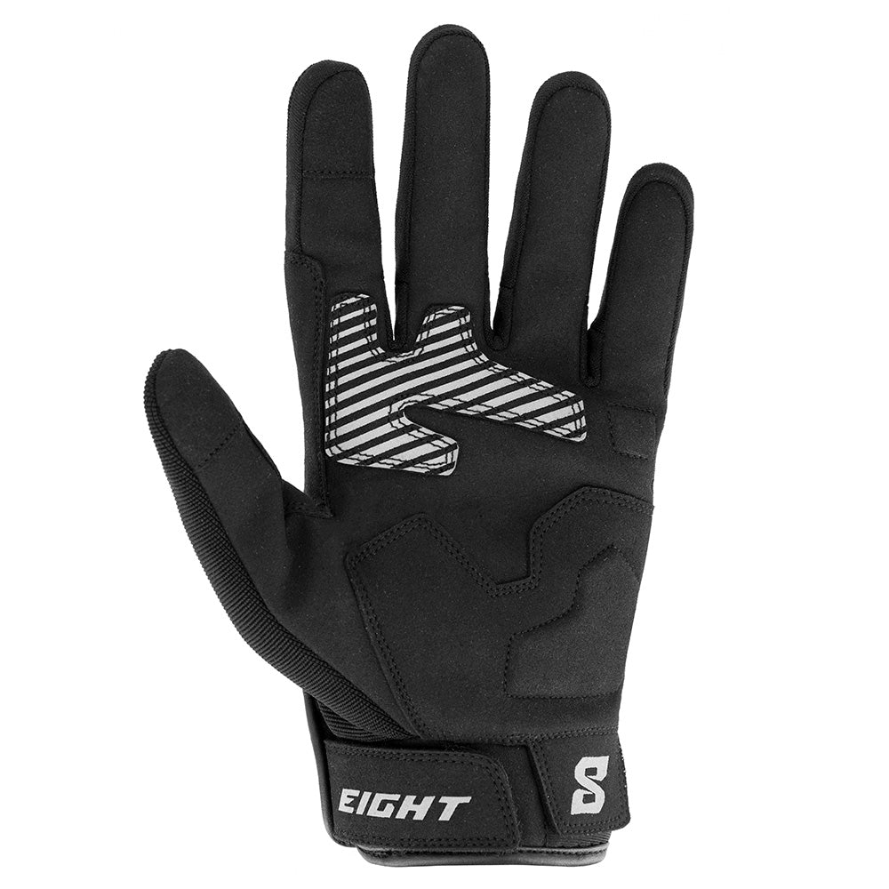 Gants de Moto ??t?� Homologu?� EIGHT First Jaune