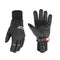 Gants moto hiver ASGARD L noirs, homologués KP, paume cuir de chèvre, étanches.