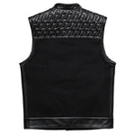 Gilet SOA cuir et tissu pour biker - Vignette | Boutique biker