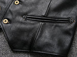 Gilet biker en cuir - Old vintage - Vignette | Boutique biker