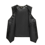 Gilet biker en cuir marron vintage - Vignette | Boutique biker