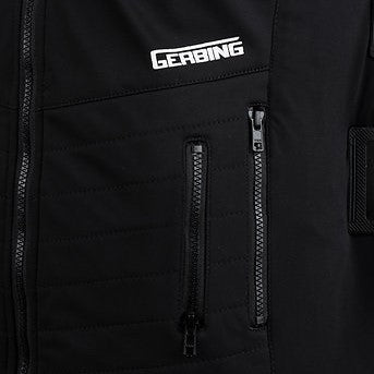 Gilet chauffant moto gerbing e-liner noir softshell mixte 12v pour hiver