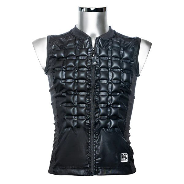 Gilet rafraîchissant hydrogel noir izi bodycooling refroidissement 72h homme femme moto sport été chaleur