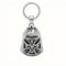 Clochette Guardian Bell Custom Chopper pour moto, croix en relief, alliage de zinc stylisé