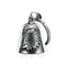 Guardian bell indien en alliage de zinc avec tête de mort et coiffe à plumes pour moto