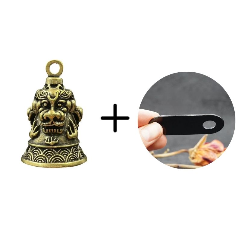 JYNVO Clochette Guardian Bell Moto En Acier Inoxydable