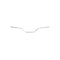 Guidon moto cross acier chromé haut 22,2 mm longueur 740 mm hauteur 80 mm