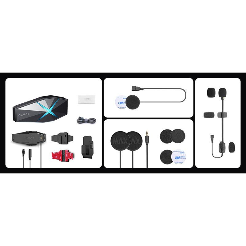 Intercom-moto-Asmax-F1-Plus-accessoires