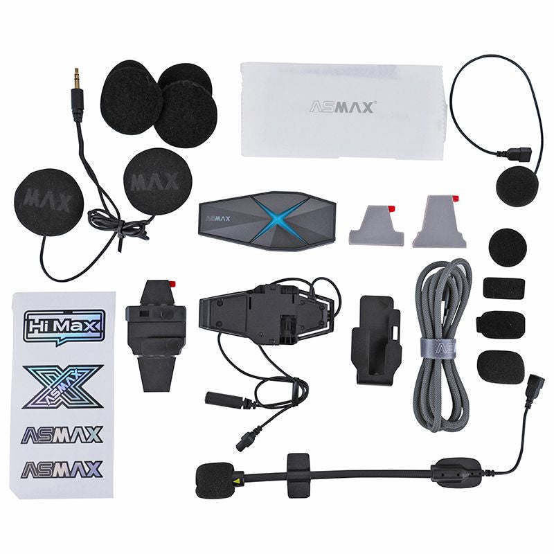 Intercom-moto-Asmax-F1-Plus-kit