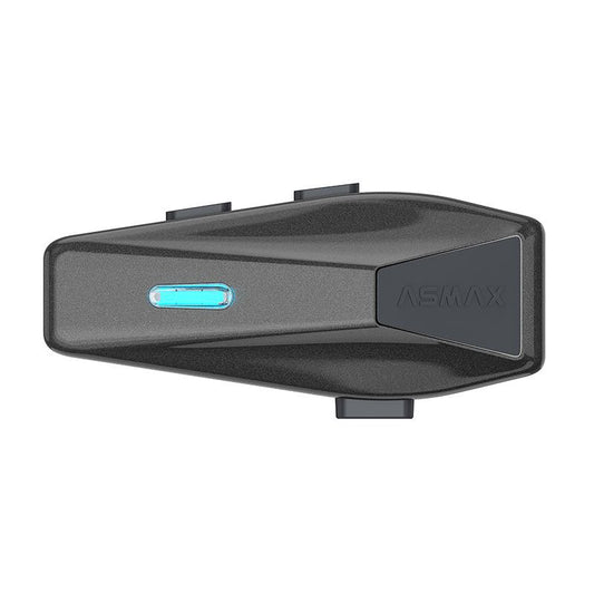 Intercom moto Asmax S2 Bluetooth 5.4 étanche IP67, son HD, portée 15 km, compatible tous casques