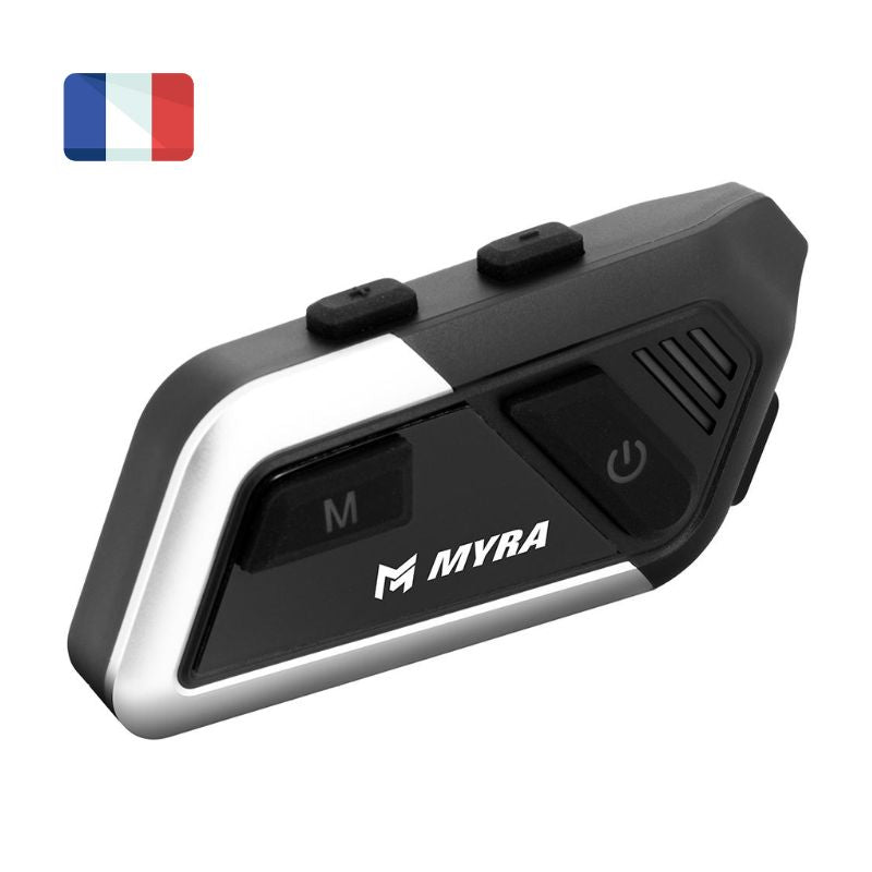 Intercom moto myra m500 bluetooth 5.3 étanche ip65 son hifi