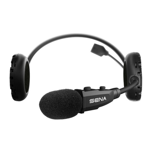 Intercom moto Sena 3S Plus pour casque jet, Bluetooth 4.1, son HD, portée 400 mètres, micro discret sur perche