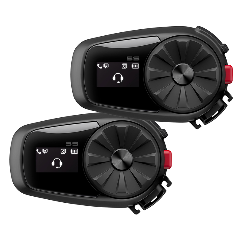 Intercom moto Sena 5S10 duo Bluetooth 5.1 avec écran LCD, son HD, portée 700 mètres, idéal pour rouler en duo