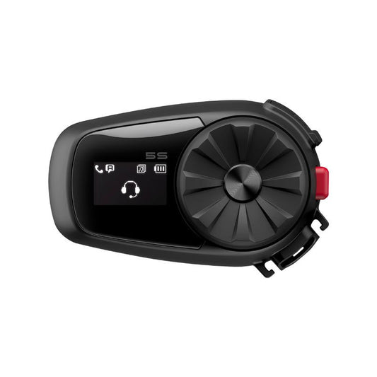 Intercom moto Sena 5S10 Bluetooth 5.1, audio HD, portée 700 mètres, écran LCD et commande molette