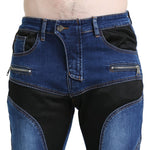 Jeans da moto rinforzati in Kevlar - Blu - Vignette | Boutique biker