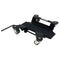 lève moto central en acier, surface caoutchouc antidérapant, frein intégré, charge maximale 500 kg, support stable pour entretien moto