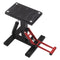 lève moto cross centrale hydraulique en acier, plateau antidérapant caoutchouc, hauteur réglable 33 à 43 cm, charge maximale 160 kg