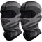 Lot de 2 cagoules moto gris, tissu respirant et extensible, coupe-vent et anti-transpiration, offrant confort et protection optimale contre le froid et le vent pour motards unisexes