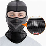 Passamontagna da motociclista grigio e verde - Set di 2 - Vignette | Boutique biker