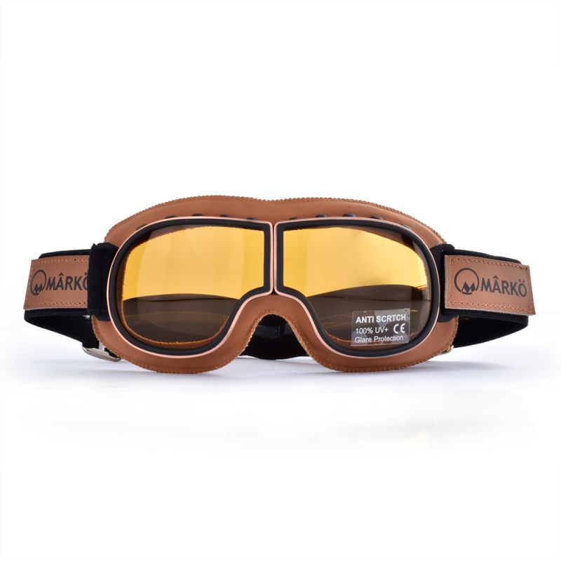 Lunette-moto-marko-marron-face