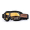 lunette moto noire marko style rétro écran jaune certifié ce protection uv