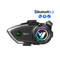 Intercom moto Bluetooth V5.3 étanche, portée 500 mètres, compatible deux motards, réduction de bruit et contrôle vocal
