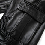 Pantaloni da motociclista in pelle - Bikerad - Vignette | Boutique biker