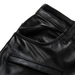 Pantaloni da motociclista in pelle - Bikerad - Vignette | Boutique biker