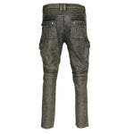 Pantaloni da motociclista in pelle da uomo - Vignette | Boutique biker
