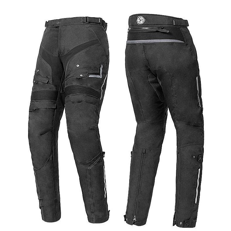 Pantalon de Moto pour Homme en Kevlar Gris Noir
