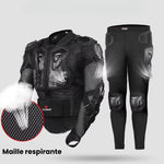 Gilet protettivo per il torace da motocross nero - Vignette | Boutique biker
