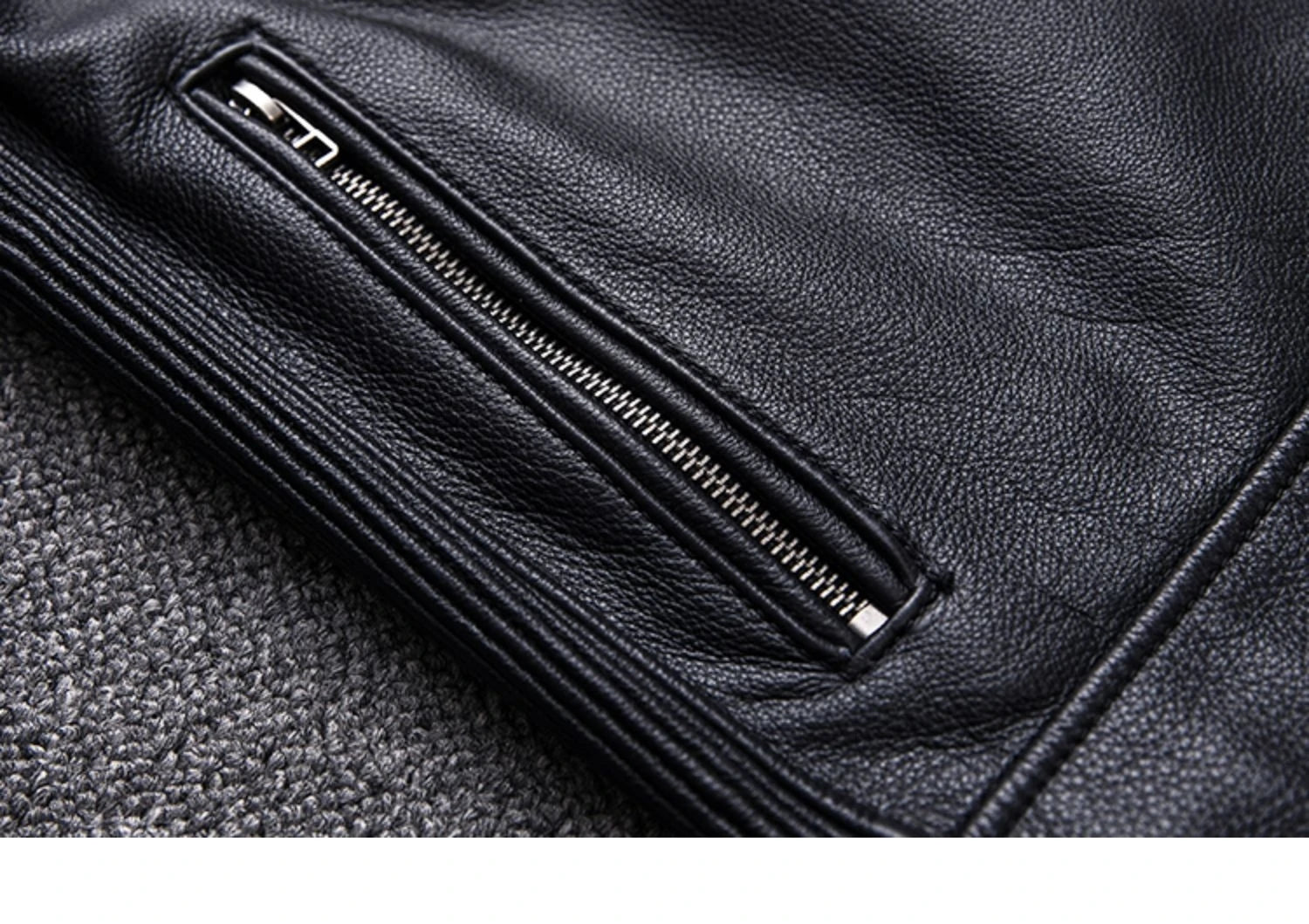 Perfecto-noir-en-cuir-pour-homme-modernes-fermeture1