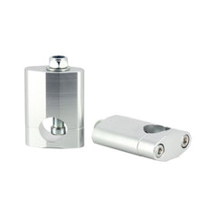 Morsetto manubrio moto - Argento 28,6 mm