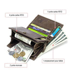 Portafoglio biker da uomo - Peak - Vignette | Boutique biker