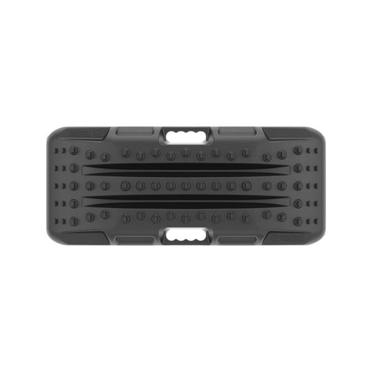 Rampe désensablage moto et 4x4 noire compacte antidérapante tesseract GKA fixation simple