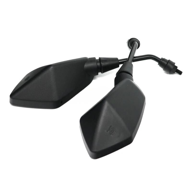 Kit De 2 Rétroviseurs Moto Universels - Réglables à 360°, Support Guidon 7/8" Pour Moto, Scooter, ATV