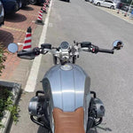 Specchietti per moto con estremità del manubrio rotonde - Vignette | Boutique biker