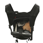 Zaino da moto rigido nero e rosso - Vignette | Boutique biker