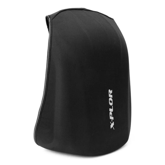 Sac à dos moto noir semi-rigide X-Plor 18L avec compartiment PC, poches EASY ACCESS et bretelles confortables