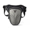 sacoche de jambe moto grise unisexe en tissu Oxford, PU et EVA étanche, coque rigide, sangles réglables, fermeture zippée
