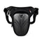 sacoche de jambe moto noire unisexe en tissu Oxford, PU et EVA, étanche avec coque rigide, sangles réglables et fermeture zippée
