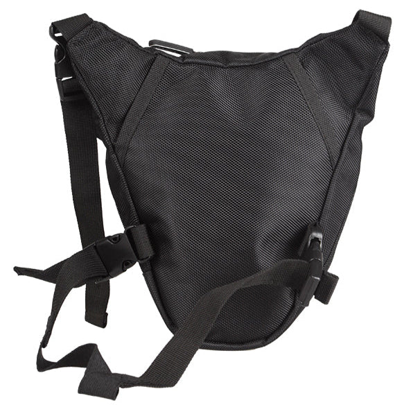 Générique Sacoche De Jambe Imperméable Multi-Usage – Poche Pour Téléphone, Passeport, Sangles Réglables, Pour Moto, Vélo, Randonnée – Gris