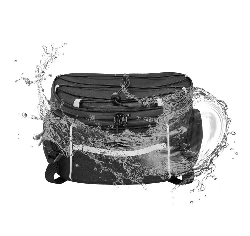 Dilwe pochette de queue de vélo Sacoche de selle arrière amovible pour