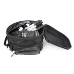 Borsa laterale espandibile nera per moto - Vignette | Boutique biker