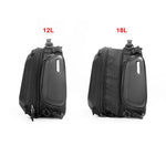 Borsa laterale espandibile nera per moto - Vignette | Boutique biker