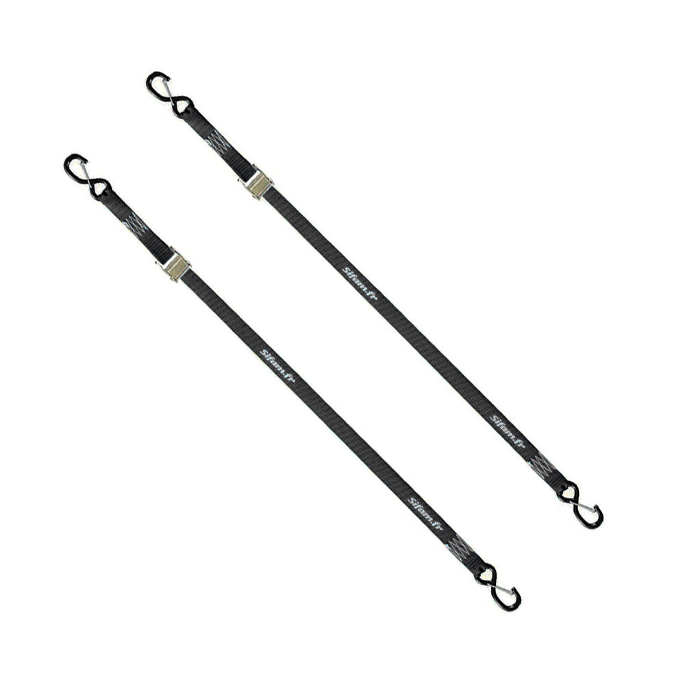 Sangles moto avec crochets de sécurité pour transport 2 roues