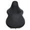 Selle moto noire grand confort pour Harley Davidson, assise large et rembourrée pour longues distances