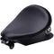 Selle moto noire unie avec ressorts, idéale pour custom ou bobbe
