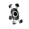 Support téléphone moto Mobase avec chargeur induction ou USB, fixation guidon, rotation 360°, compatible iPhone et Android